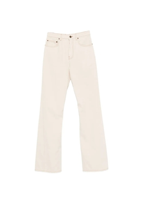 Burberry equestrian-knight straight-leg jeans - Neutrals
