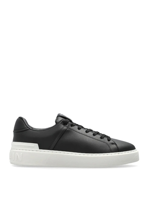 Balmain B-Court smooth leather trainers - Neutrals