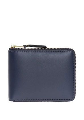 Comme Des Garçons Wallet zip-around leather wallet - Blue