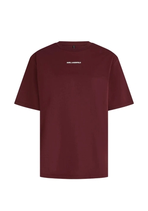 Karl Lagerfeld logo athleisure T-shirt - Red