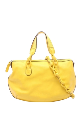 Loewe Pre-Owned 2000-2010 Leather Fiesta satchel - Yellow