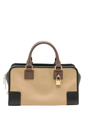 Loewe Pre-Owned 2000-2015 Tricolor Leather Amazona 28 handbag - Neutrals