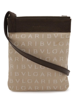 Bvlgari Pre-Owned 2000-2026 Logomania Canvas crossbody bag - Neutrals