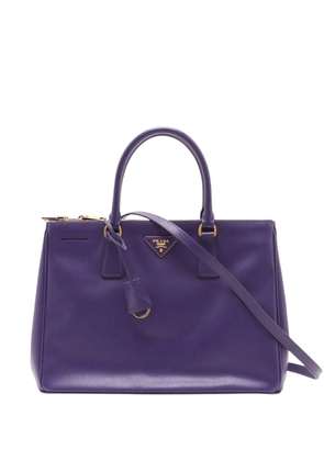 Prada Pre-Owned 2013-2026 Medium Saffiano Lux Galleria Double Zip satchel - Purple