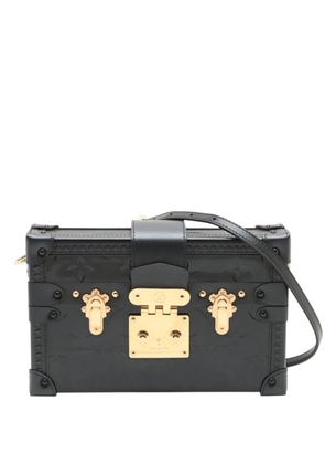 Louis Vuitton Pre-Owned 2019 Monogram Vernis Petite Malle shoulder bag - Black