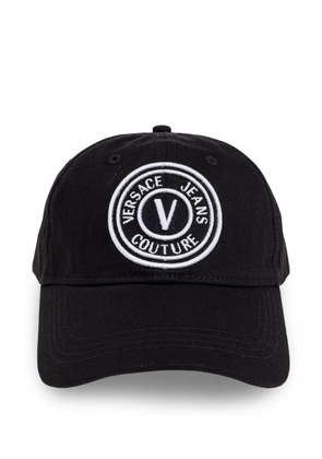 Versace Jeans Couture logo-embroidered cap - Black