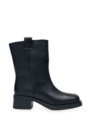 ALOHAS leather pull-on boots - Black