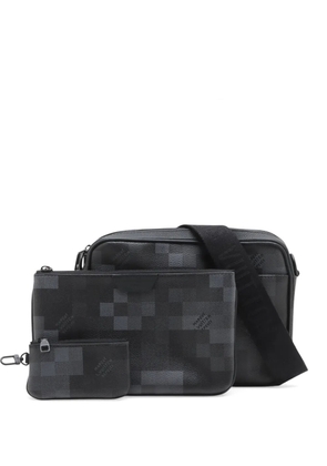 Louis Vuitton Pre-Owned 2021-2026 Damouflage Trio Messenger Bag crossbody bag - Black