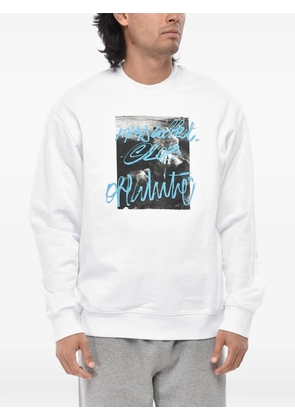 Off-White logo-print crew-neck sweatshirt