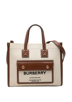 Burberry Pre-Owned 2000-2017 Mini Canvas Freya Tote satchel - Brown