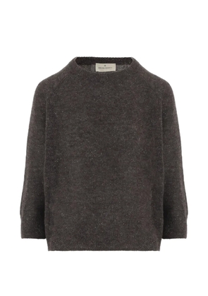 Bruno Manetti sequin-embellished crew-neck sweater - Grey