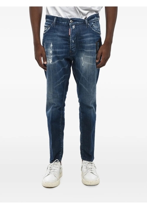DSQUARED2 distressed delavé-effect jeans - Blue