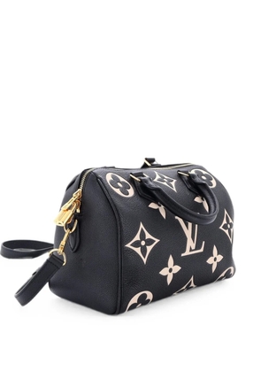 Louis Vuitton Pre-Owned Speedy Bandouliere Bag Bicolor Monogram Empreinte Giant 25 handbag - Black