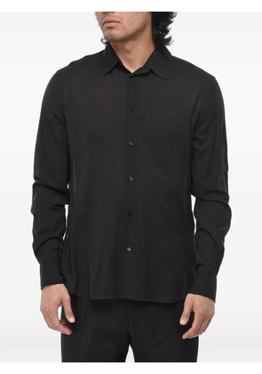 Off-White French-collar jersey shirt - Black