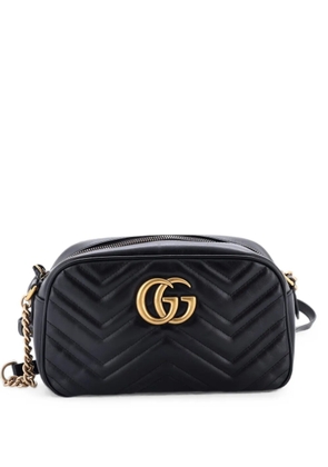 Gucci Pre-Owned GG Marmont Shoulder Bag Matelasse Leather Small crossbody bag - Black