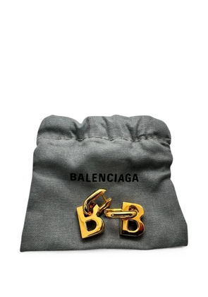 Balenciaga Pre-Owned B Chain XS earrings - Gold