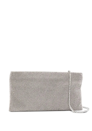 Benedetta Bruzziches La Petite crystal-embellished clutch bag - Silver