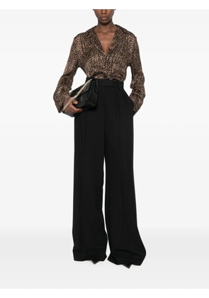 Saint Laurent leopard-print shirt - Brown