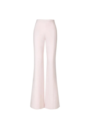 Costarellos Maree pressed-crease flared trousers - Pink