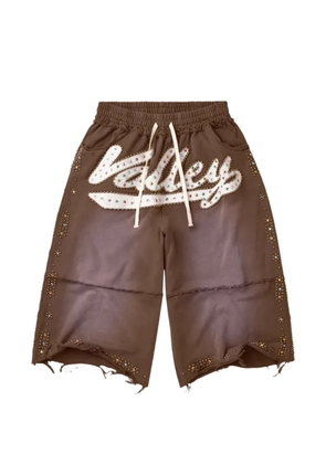 Vale Skittle rhinestone-embellished shorts - Brown