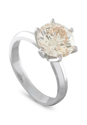 LB Exclusive diamond solitaire ring - Silver