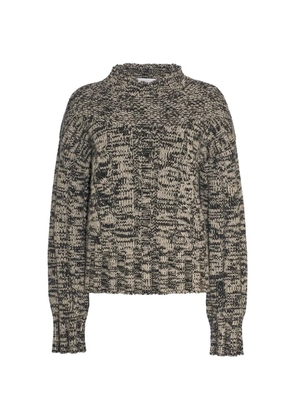Malo cable-knit high-neck sweater - Neutrals