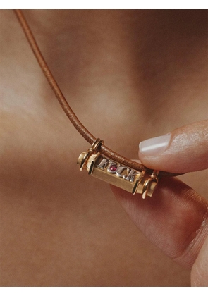 Marie Lichtenberg locket ruby necklace - Gold