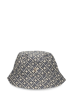 Tommy Hilfiger monogram-jacquard bucket hat - Neutrals