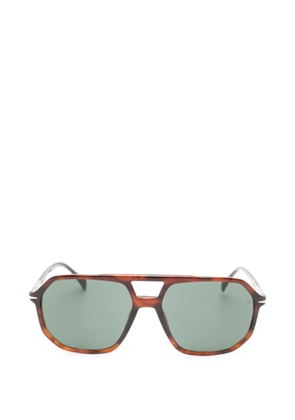 Eyewear by David Beckham rectangle-frame sunglasses - Brown