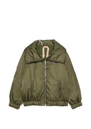 Nº21 zip-fastening padded jacket - Green