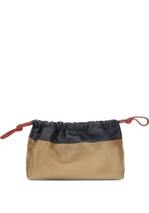 Pierre Hardy Twin drawstring clutch bag - Brown