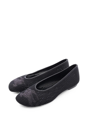 Burberry Pre-Owned 2020s mesh ballet flats - Black