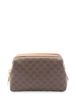Celine Pre-Owned 2010s Macadam Pouch clutch bag - Brown