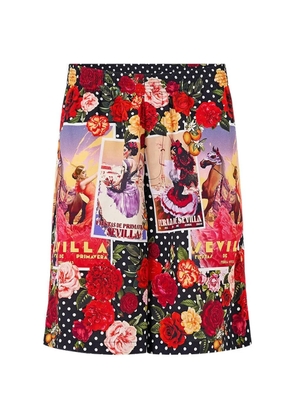 Camilla Daughters Of Duende graphic-print shorts - Black