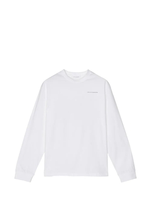 Cecilie Bahnsen bow-print long-sleeve T-shirt - White