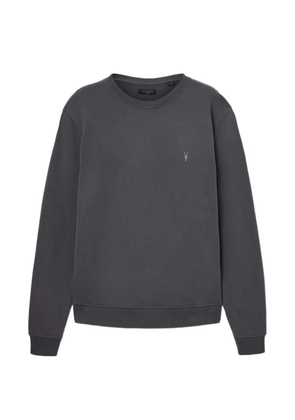 AllSaints logo-embroidered sweater - Grey