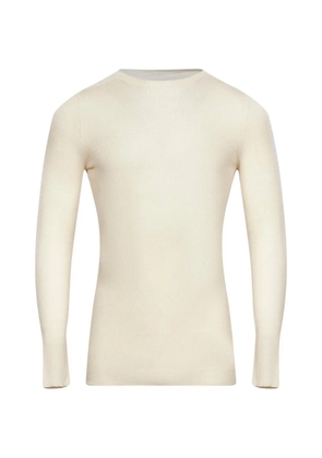 Rick Owens ribbed-knit long-sleeve T-shirt - Neutrals
