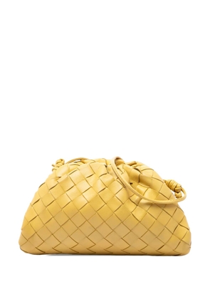 Bottega Veneta Pre-Owned 2012-2026 Nappa Intrecciato The Mini Pouch crossbody bag - Yellow