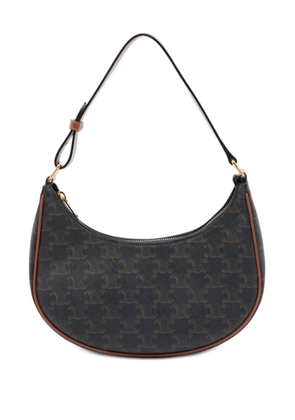 Celine Pre-Owned 2021 Medium Triomphe Coated Canvas Ava shoulder bag - Brown