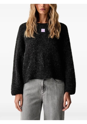 American Vintage logo-patch sweater - Black