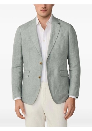 Hackett London Ascot Delavé hopsack blazer - Green