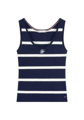 Tommy Hilfiger striped scoop-neck tank top - Blue