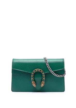 Gucci Pre-Owned 2016-2026 Mini Leather Dionysus crossbody bag - Green