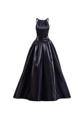 Gemy Maalouf embellished halter-neck dress - Black