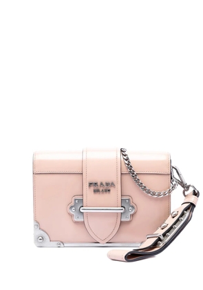 Prada Pre-Owned 2013-2026 Spazzolato Soft Calfskin Cahier crossbody bag - Pink