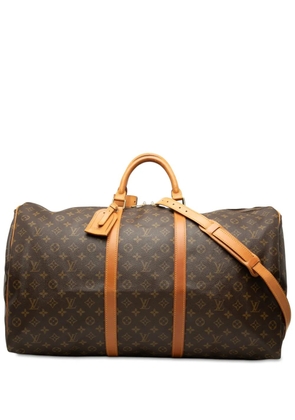 Louis Vuitton Pre-Owned 1988 Monogram Keepall Bandouliere 60 travel bag - Brown