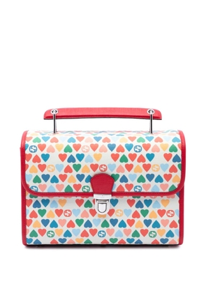 Gucci Pre-Owned 2016-2026 Childrens Coated Canvas Heart handbag - Red