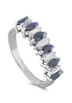 LB Exclusive sapphire and diamond ring - Silver
