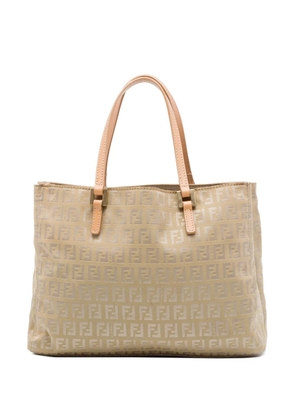 Fendi Pre-Owned 2000-2010 Zucchino Canvas Shopping tote bag - Neutrals