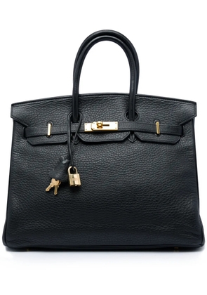 Hermès Pre-Owned 2003 Clemence Birkin Retourne 35 handbag - Black